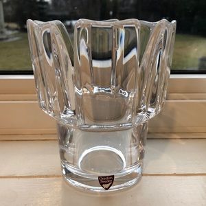 Orrefors Crystal Vase NWT